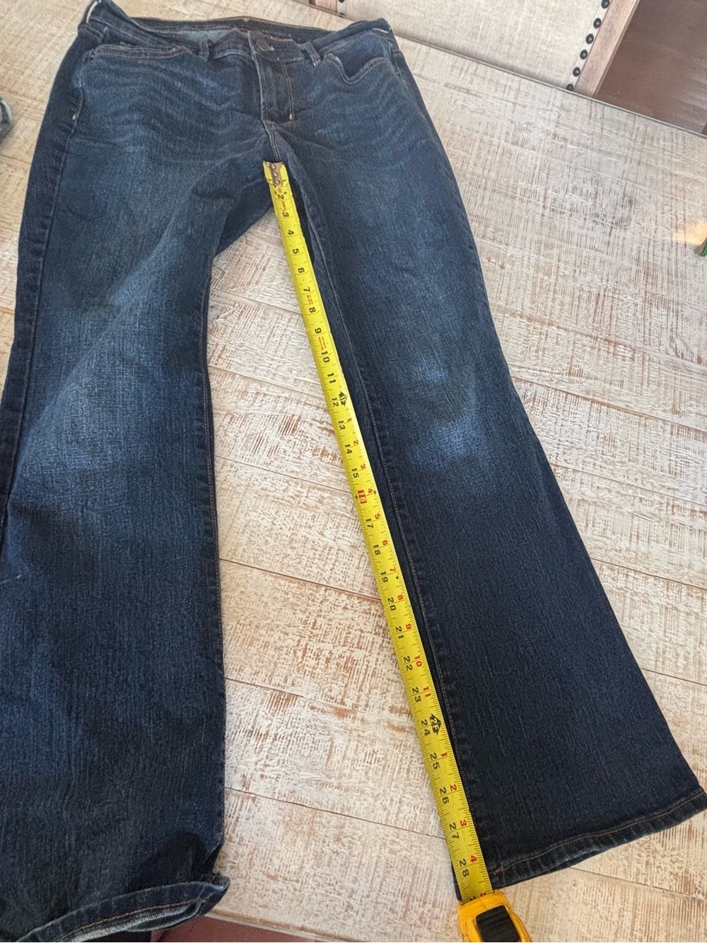 Old Navy Curvy Mid-Rise Dark Blue Jeans